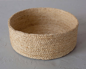 Round Tabletop Basket Trio, jute - natural | Will & Atlas