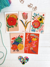 Load image into Gallery viewer, Flower Postcard Pack | Dream Folk Studio