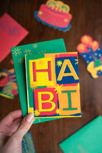 Load image into Gallery viewer, Happy Birthday Concertina Greeting Card | East End Press