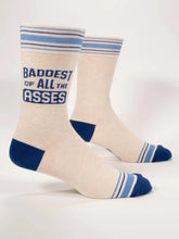 Load image into Gallery viewer, Men&#39;s Crew Socks | Blue Q