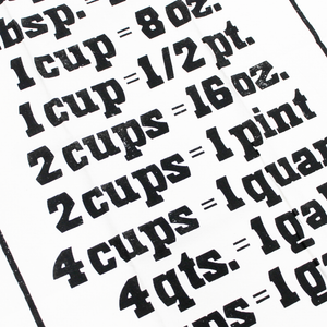 Measurement Tea Towel | Hatch Show Print