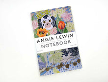 Load image into Gallery viewer, Wally Dogs and Tulips Notebook by Angie Lewin | Art Angels