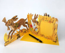 Load image into Gallery viewer, Hares Collage Card by Mark Hearld | Art Angels