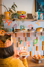 Load image into Gallery viewer, Bright Happy Birthday Sewn Garland | East End Press