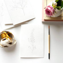 Load image into Gallery viewer, Garden Flowers Paintable Cards | Emily Lex Studio
