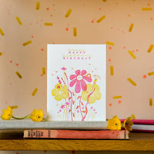 Load image into Gallery viewer, Flower Bunch Birthday | Homework Letterpress Studio