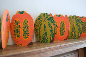 Pumpkins Concertina Garland | East End Press