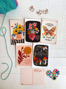 Encouragement Quote Postcard Pack | Dream Folk Studio