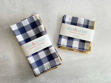Load image into Gallery viewer, Gingham Check Cloth Napkins (Set of 4) | Dot and Army