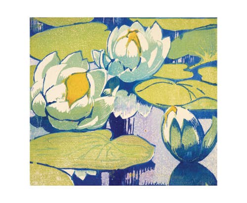 Water Lilies Card by Mabel Royds | Art Angels