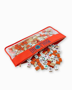 Oh My Mahjong | Burnt Orange Mahjong Bag