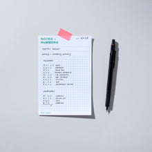 Load image into Gallery viewer, The Notes + Numbers Notepad | Case Study