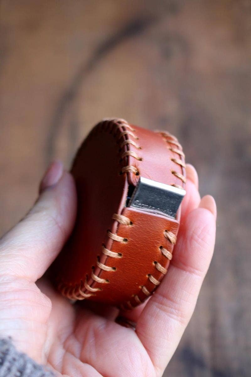 Hand-Stitched Leather Tape Measures | NNK Press