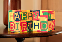 Load image into Gallery viewer, Happy Birthday Concertina Greeting Card | East End Press