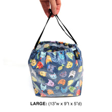 Load image into Gallery viewer, Splash Fabric | Large Cinch Bag