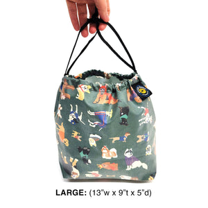 Splash Fabric | Large Cinch Bag