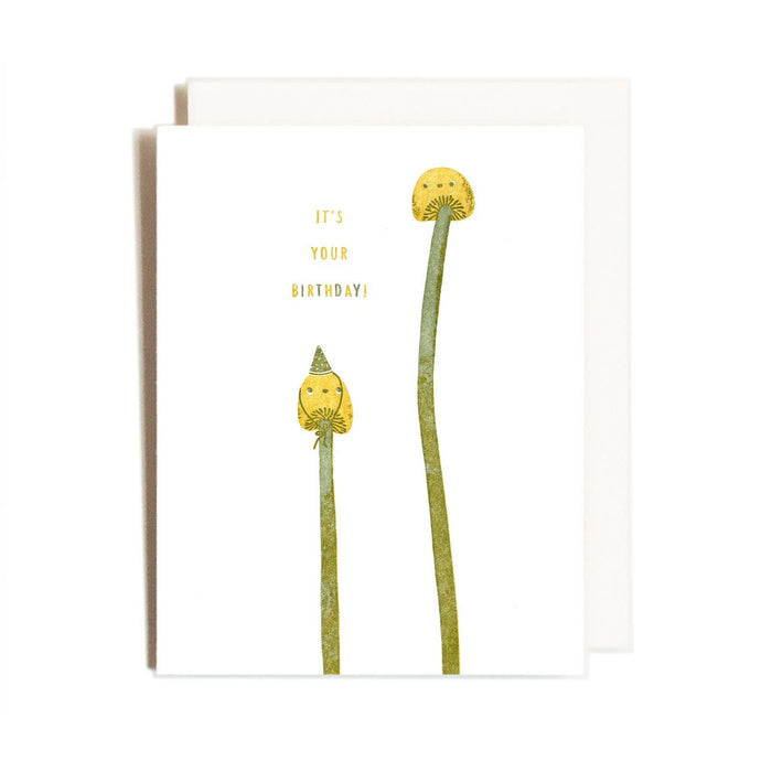 Birthday Mushrooms | Homework Letterpress Studio