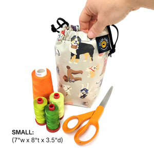 Splash Fabric | Large Cinch Bag