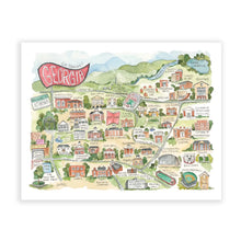 Load image into Gallery viewer, Map Print | Elizabeth Wade Studio