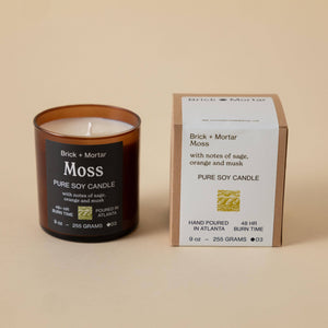 Moss Scented Candle | Brick+Mortar