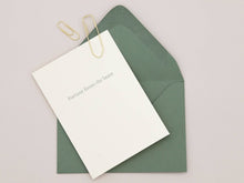 Load image into Gallery viewer, Fortune Favors the Brave Greeting Card | Goods for the Study