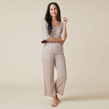 Load image into Gallery viewer, Dream Jersey Relaxed V-neck with Capri Lounge Set for Women | Softies