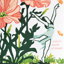Load image into Gallery viewer, Little Green - You&#39;re Made of Magic Fairy Dance Birthday Greeting Card
