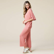 Load image into Gallery viewer, Dream Jersey Relaxed V-neck with Capri Lounge Set for Women | Softies