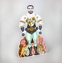 Load image into Gallery viewer, Art Angels | Alexander the Strongman Die-Cut Card by Sarah Young