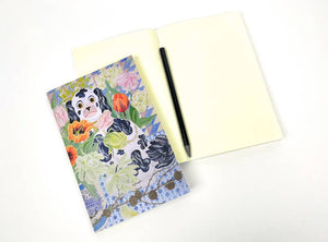 Wally Dogs and Tulips Notebook by Angie Lewin | Art Angels