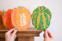 Load image into Gallery viewer, Pumpkins Concertina Garland | East End Press