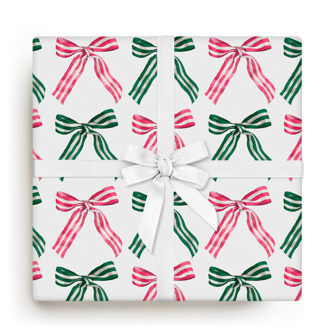 Ribbon Candy Bows Roll of Gift Wrap | E. Frances Paper
