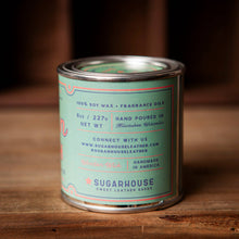 Load image into Gallery viewer, Unicorn Breath Soy Candle with Wooden Wick | Sugarhouse Leather