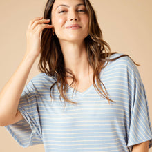 Load image into Gallery viewer, Dream Jersey Relaxed V-neck with Capri Lounge Set for Women | Softies