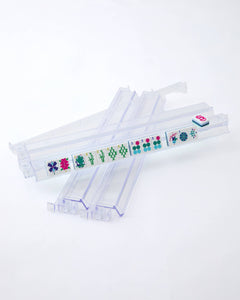 Oh My Mahjong | Clear Acrylic Rack and Pusher Set