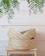 Load image into Gallery viewer, Round Tabletop Basket Trio, jute - natural | Will &amp; Atlas