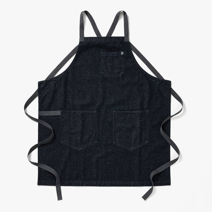 Hedley & Bennett | Crossback Apron in Jack Navy Denim