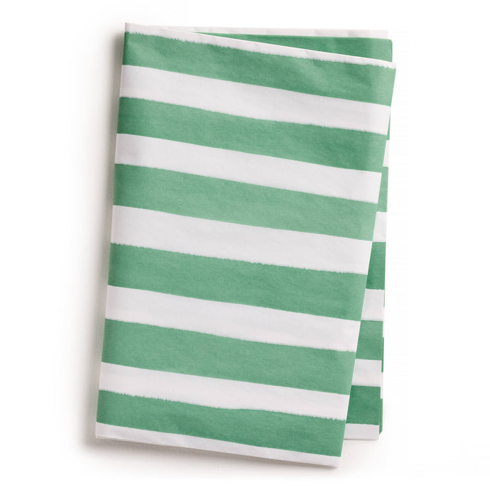 Green and White Stripe Tissue Paper | E. Frances Paper