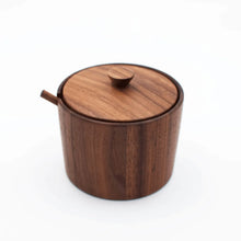 Load image into Gallery viewer, Walnut Wood Salt Cellar | JBrody &amp; Co.