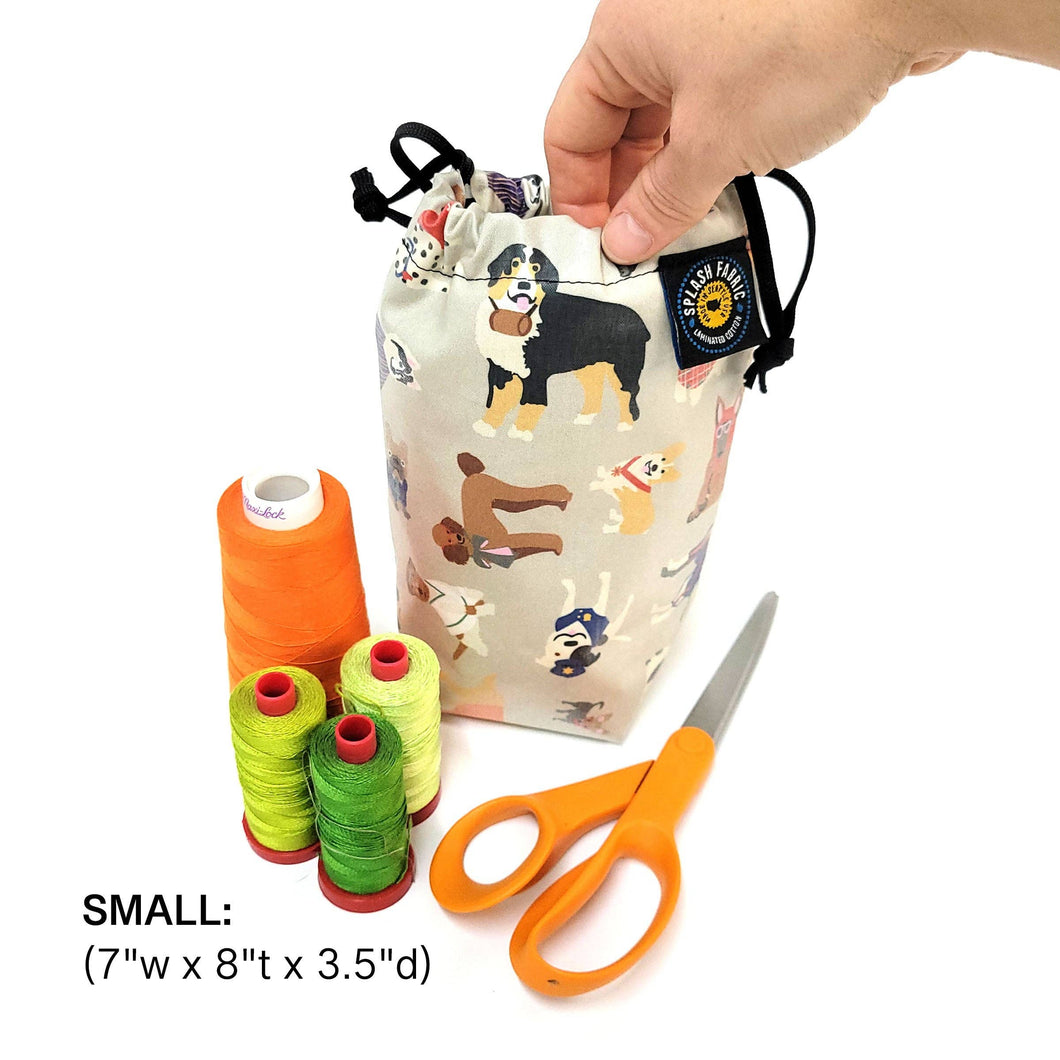 Splash Fabric | Small Cinch Bags