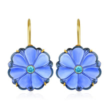 Load image into Gallery viewer, Magnolia Earring-Indigo | Amelia Rose Jewelry