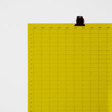 Load image into Gallery viewer, 2027 Yearly Wall Calendar Chartreuse | Case Study
