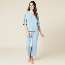 Load image into Gallery viewer, Dream Jersey Relaxed V-neck with Capri Lounge Set for Women | Softies