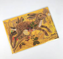 Load image into Gallery viewer, Hares Collage Card by Mark Hearld | Art Angels