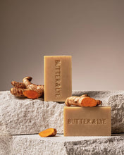 Load image into Gallery viewer, Healing Turmeric Face and Body Soap | Butter &amp; Lye