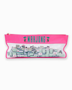 Oh My Mahjong | Pink Monkey Mahjong Bag