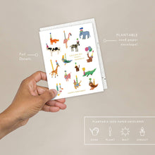 Load image into Gallery viewer, Animal Party - Birthday Card | Seedlings