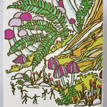 Load image into Gallery viewer, Little Green - Fall Fairy Mushroom Birthday Greeting Card