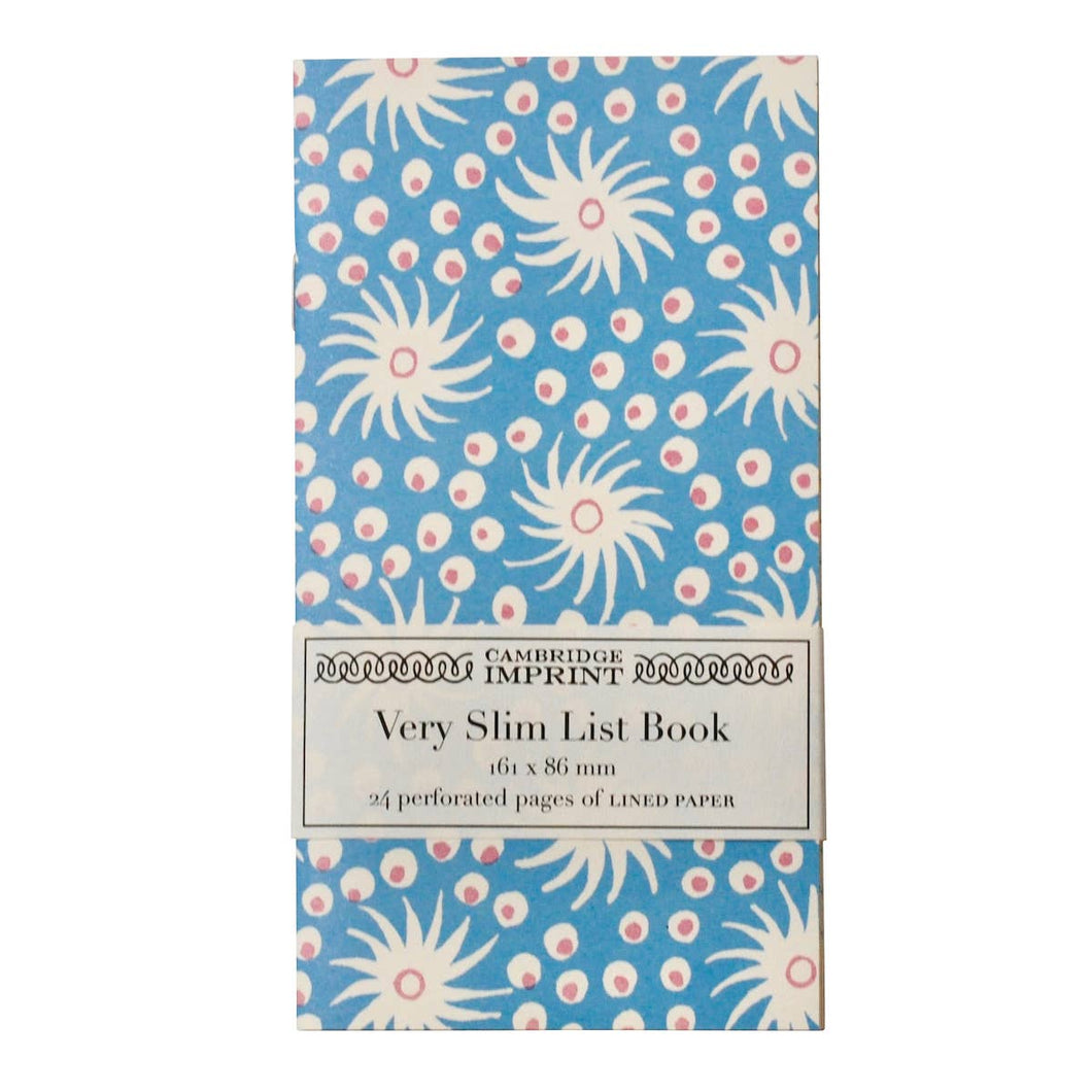 Cambridge Imprint | Very Slim List Book Milky Way Blue and Pink