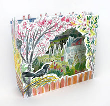 Load image into Gallery viewer, Blackbird 3D Allotment Card by Emily Sutton | Art Angels